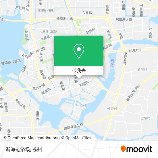 新海港浴场地图