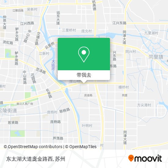 东太湖大道庞金路西地图