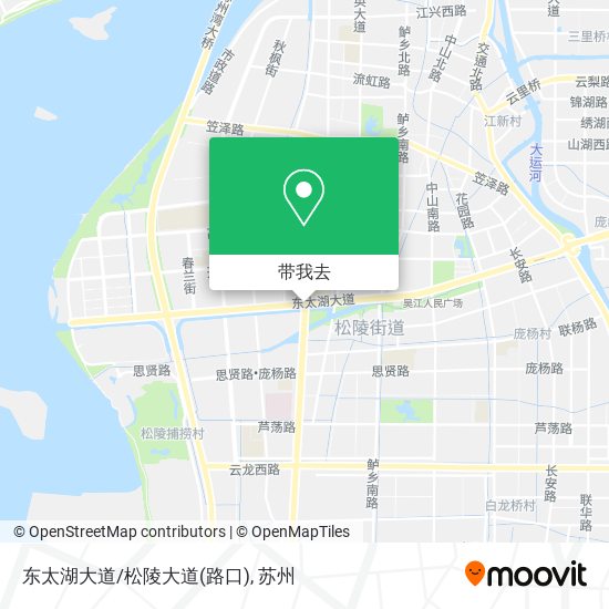 东太湖大道/松陵大道(路口)地图