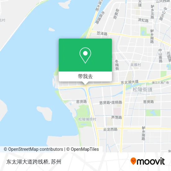 东太湖大道跨线桥地图