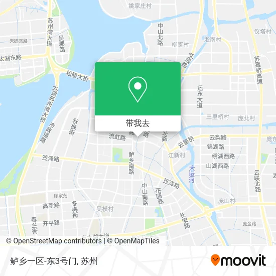 鲈乡一区-东3号门地图