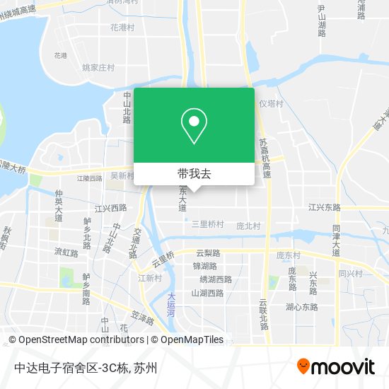 中达电子宿舍区-3C栋地图