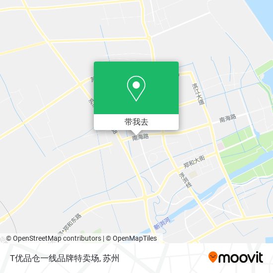 T优品仓一线品牌特卖场地图
