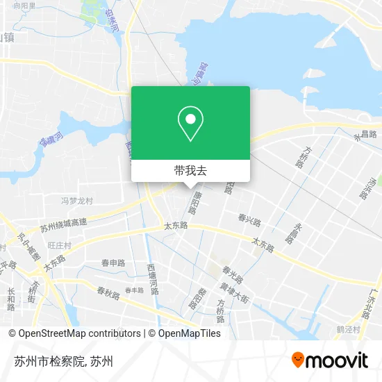 苏州市检察院地图