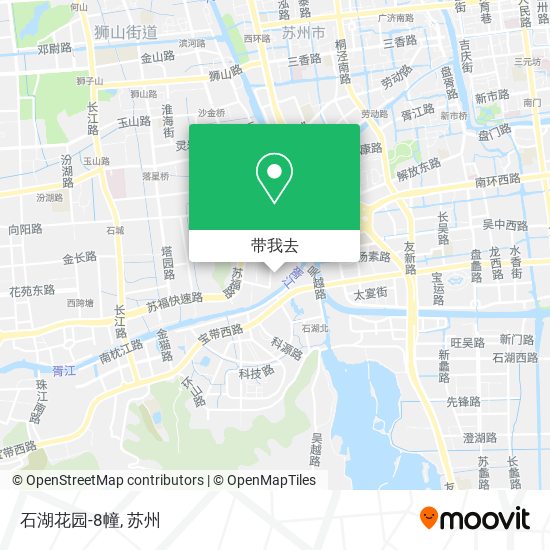石湖花园-8幢地图