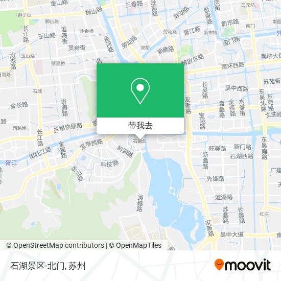 石湖景区-北门地图