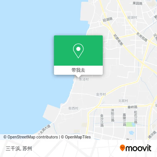 三千浜地图