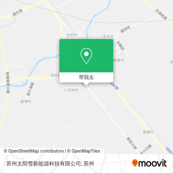 苏州太阳雪新能源科技有限公司地图