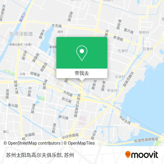 苏州太阳岛高尔夫俱乐部地图