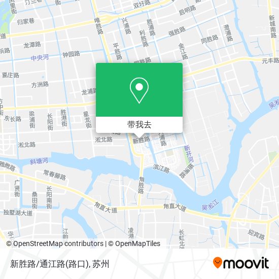 新胜路/通江路(路口)地图