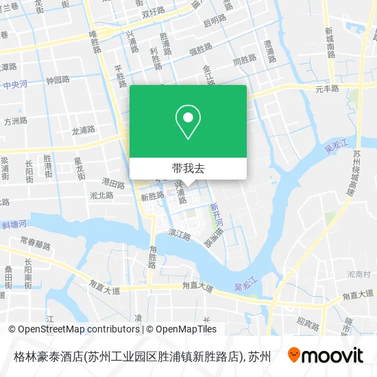 格林豪泰酒店(苏州工业园区胜浦镇新胜路店)地图