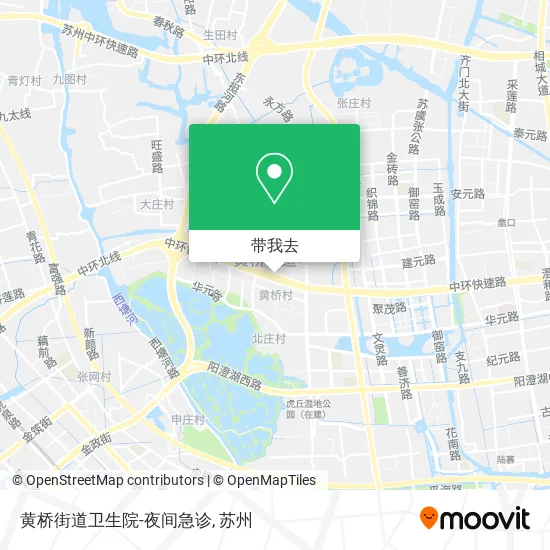 黄桥街道卫生院-夜间急诊地图