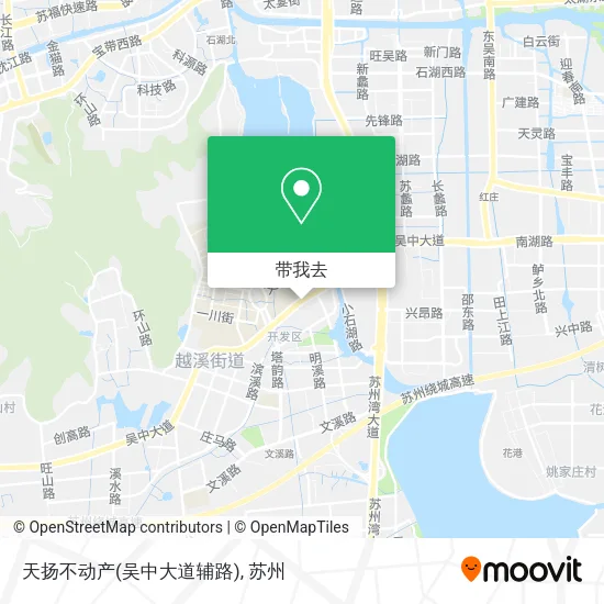 天扬不动产(吴中大道辅路)地图