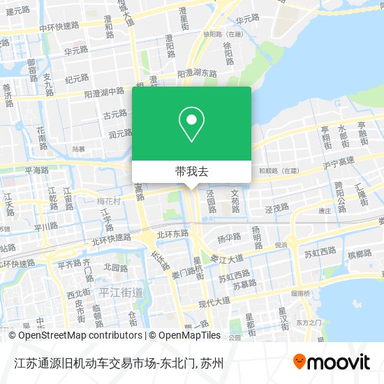 江苏通源旧机动车交易市场-东北门地图