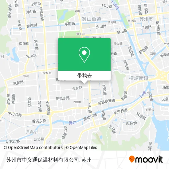 苏州市中义通保温材料有限公司地图