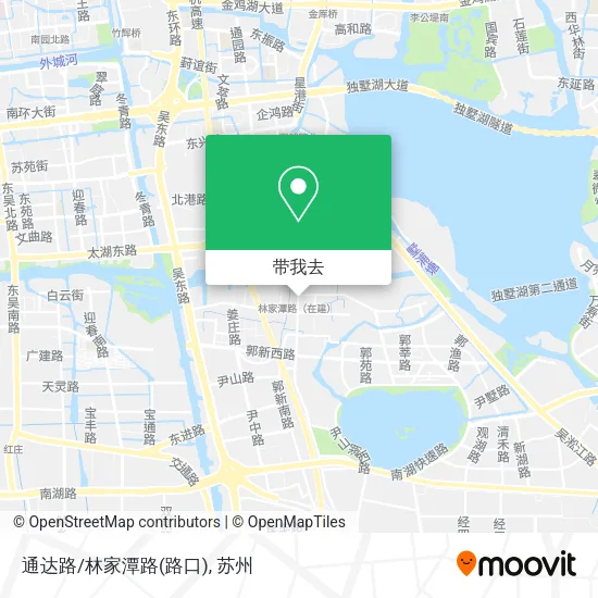 通达路/林家潭路(路口)地图