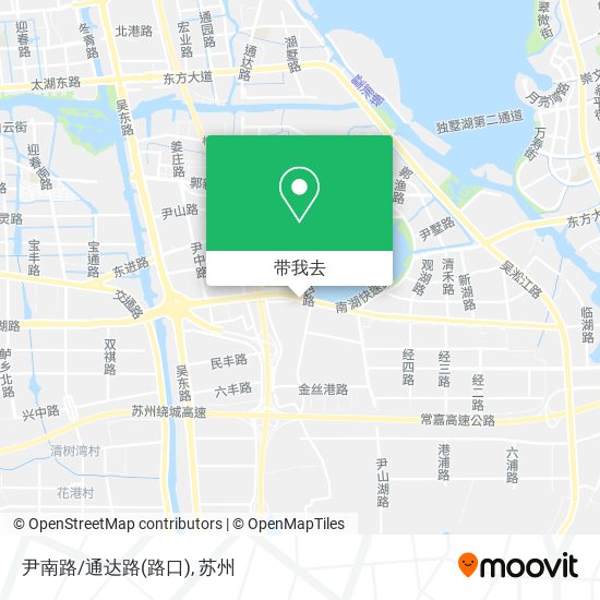 尹南路/通达路(路口)地图