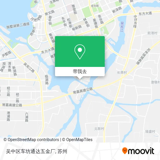 吴中区车坊通达五金厂地图