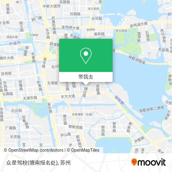 众星驾校(塘南报名处)地图