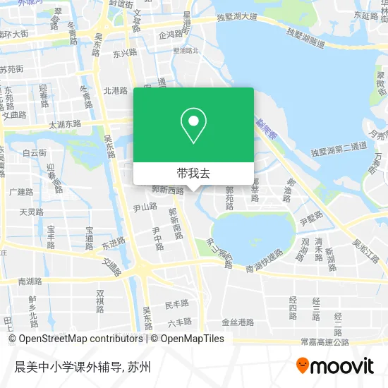 晨美中小学课外辅导地图