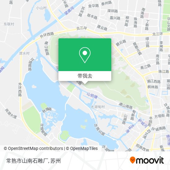 常熟市山南石雕厂地图