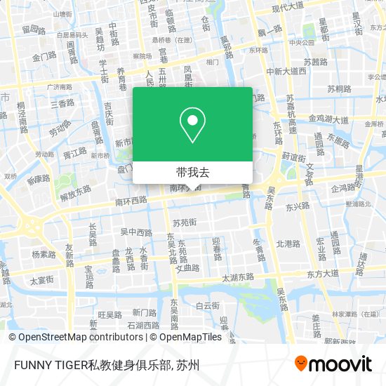 FUNNY TIGER私教健身俱乐部地图