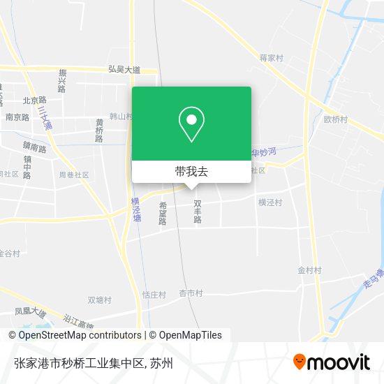 张家港市秒桥工业集中区地图
