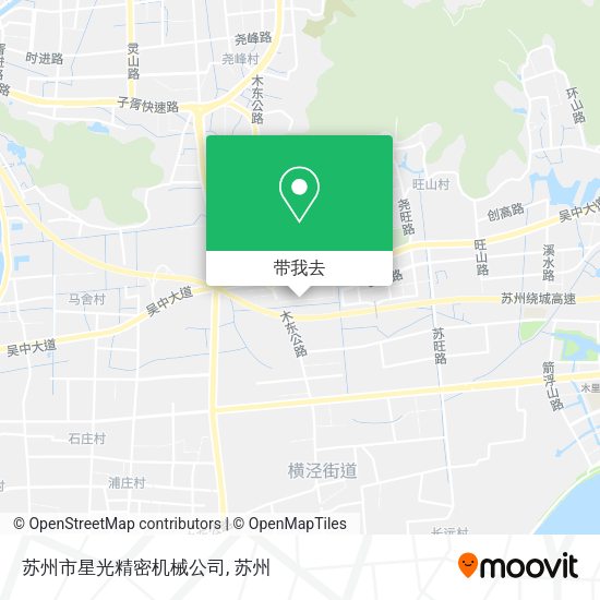 苏州市星光精密机械公司地图