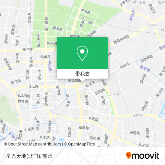星光天地(北门)地图