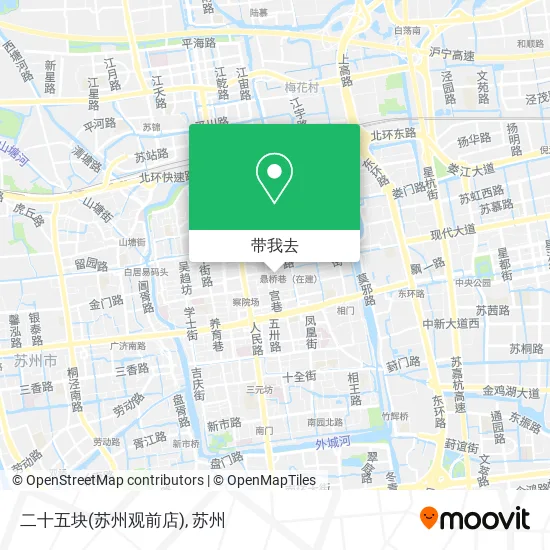 二十五块(苏州观前店)地图