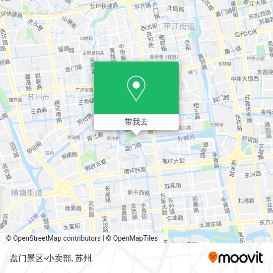 盘门景区-小卖部地图