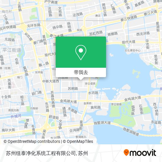 苏州纽泰净化系统工程有限公司地图