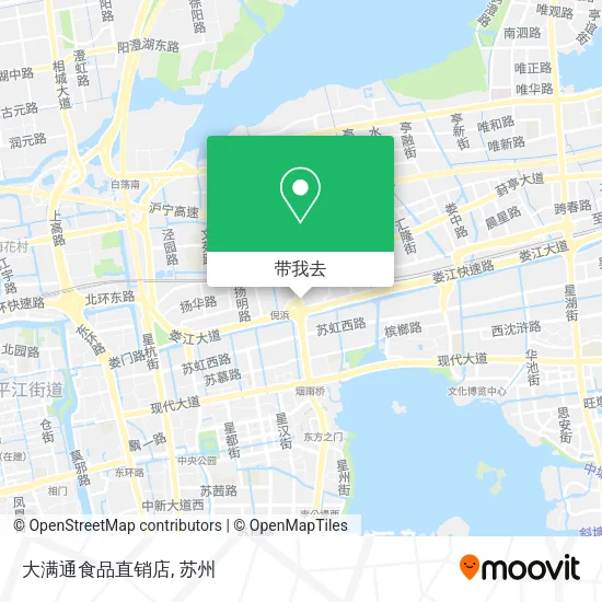 大满通食品直销店地图