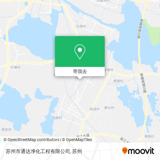 苏州市通达净化工程有限公司地图