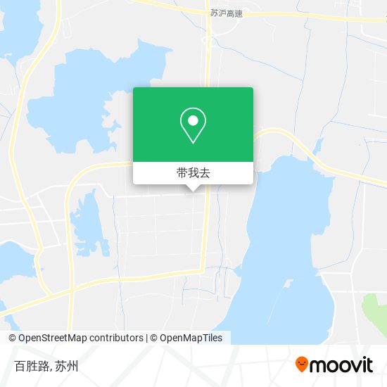 百胜路地图