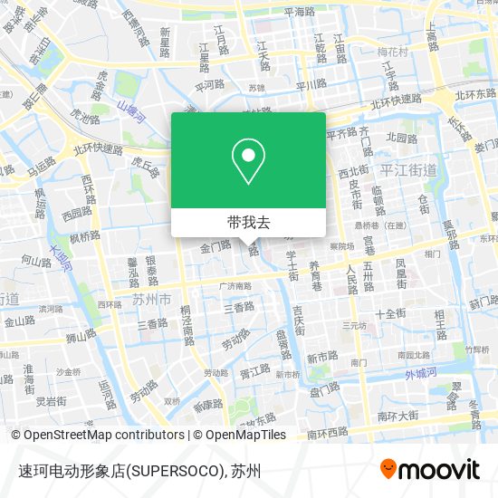 速珂电动形象店(SUPERSOCO)地图