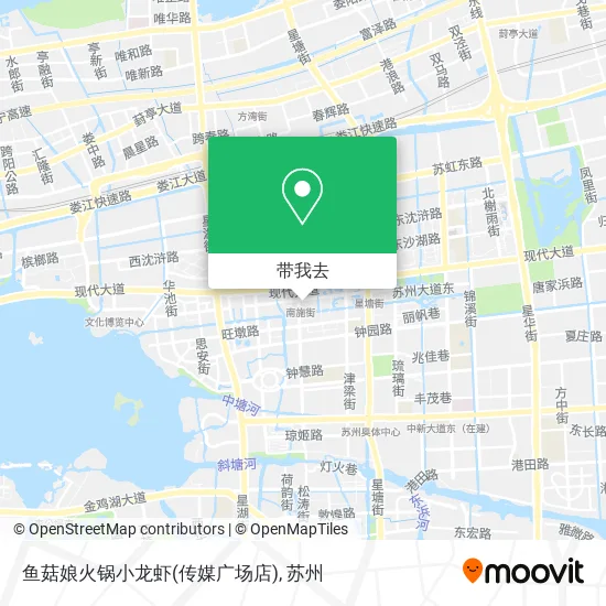 鱼菇娘火锅小龙虾(传媒广场店)地图
