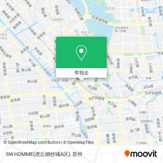 SW.HOMME(虎丘婚纱城A区)地图