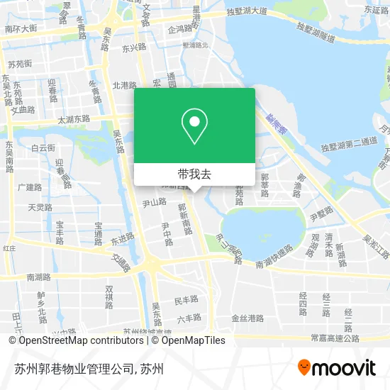 苏州郭巷物业管理公司地图