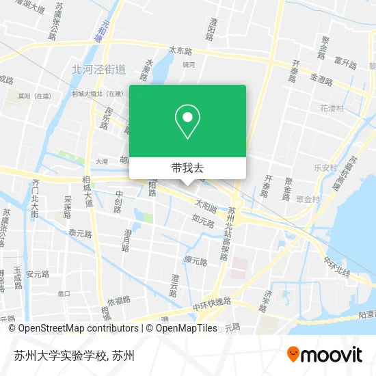 苏州大学实验学校地图