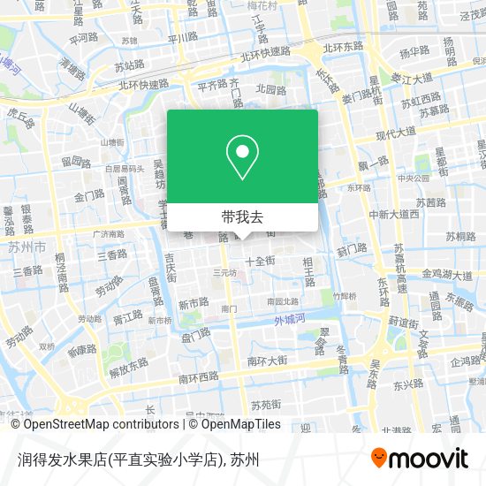 润得发水果店(平直实验小学店)地图