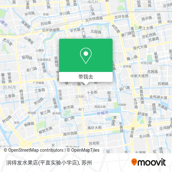 润得发水果店(平直实验小学店)地图