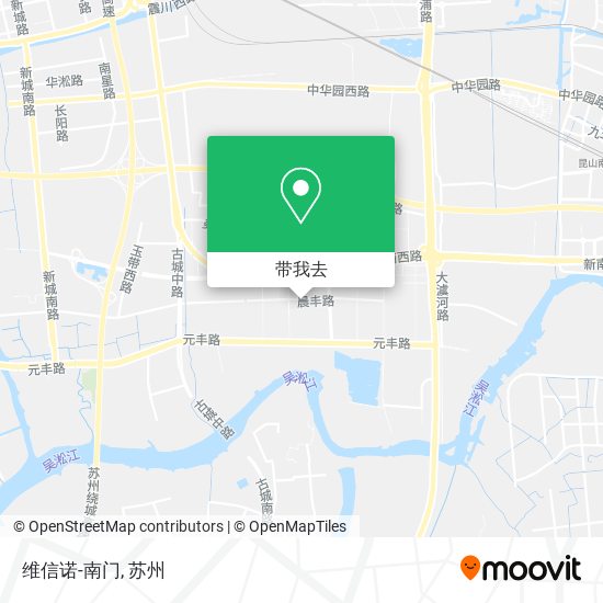 维信诺-南门地图