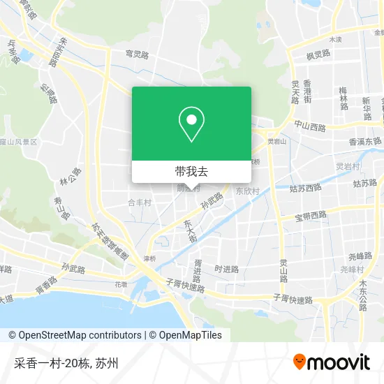采香一村-20栋地图