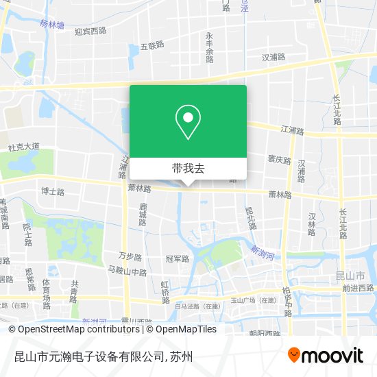 昆山市元瀚电子设备有限公司地图