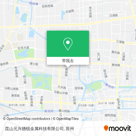 昆山元兴德锐金属科技有限公司地图