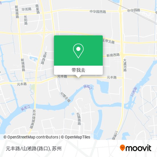 元丰路/山淞路(路口)地图