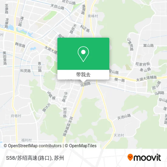 S58/苏绍高速(路口)地图