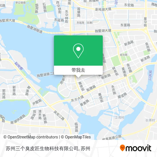 苏州三个臭皮匠生物科技有限公司地图