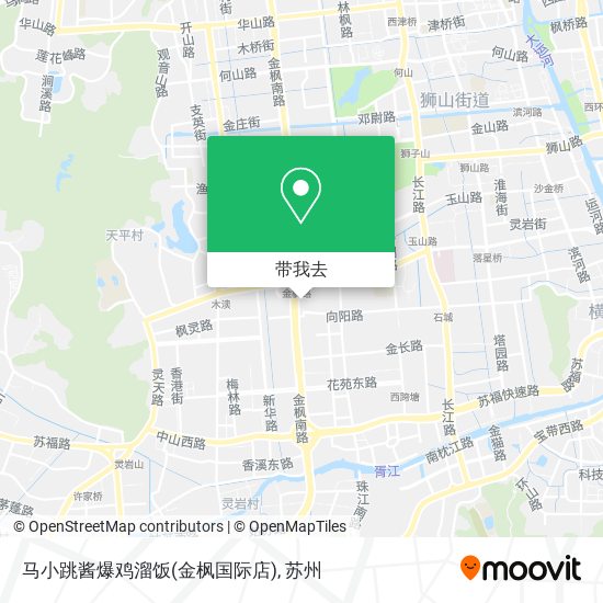 马小跳酱爆鸡溜饭(金枫国际店)地图